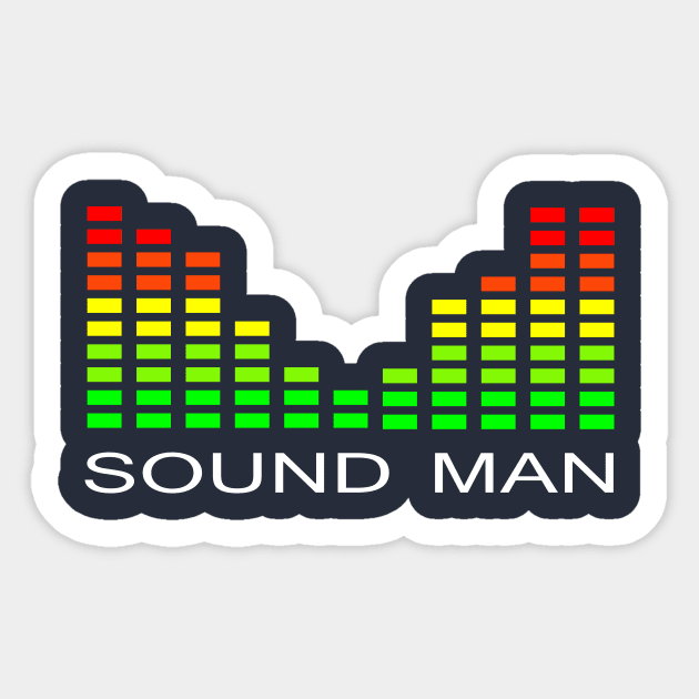 sound man audio engineer technician Sticker by PrisDesign99